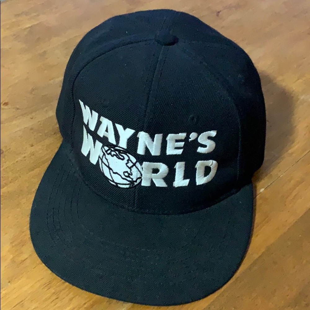 Wayne’s world novelty strap hat